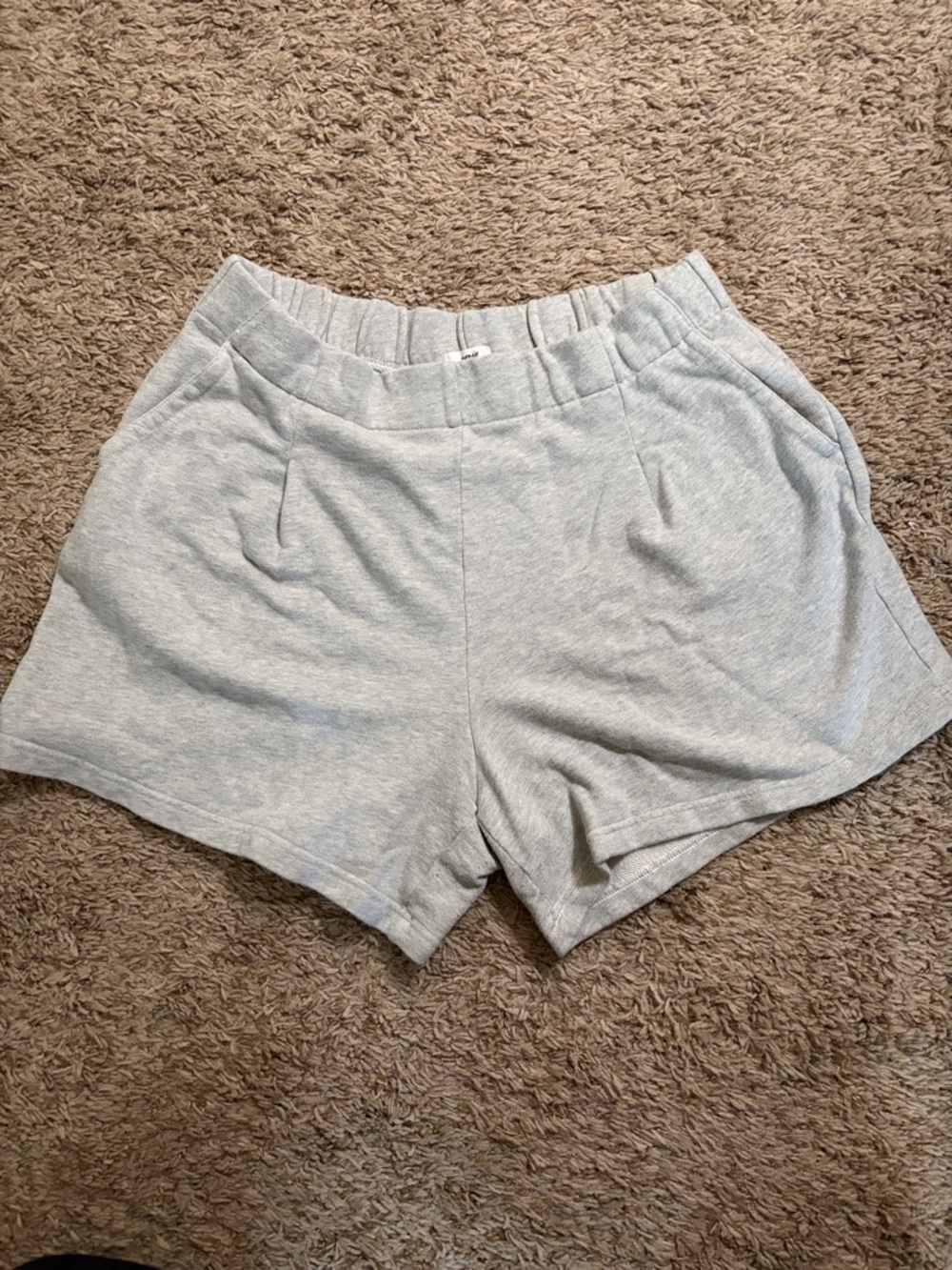 aerie Light Gray Athletic Lounge Shorts